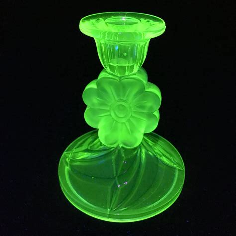 In its natural state, uranium dioxide is a vivid yellow. . Vintage uranium glass
